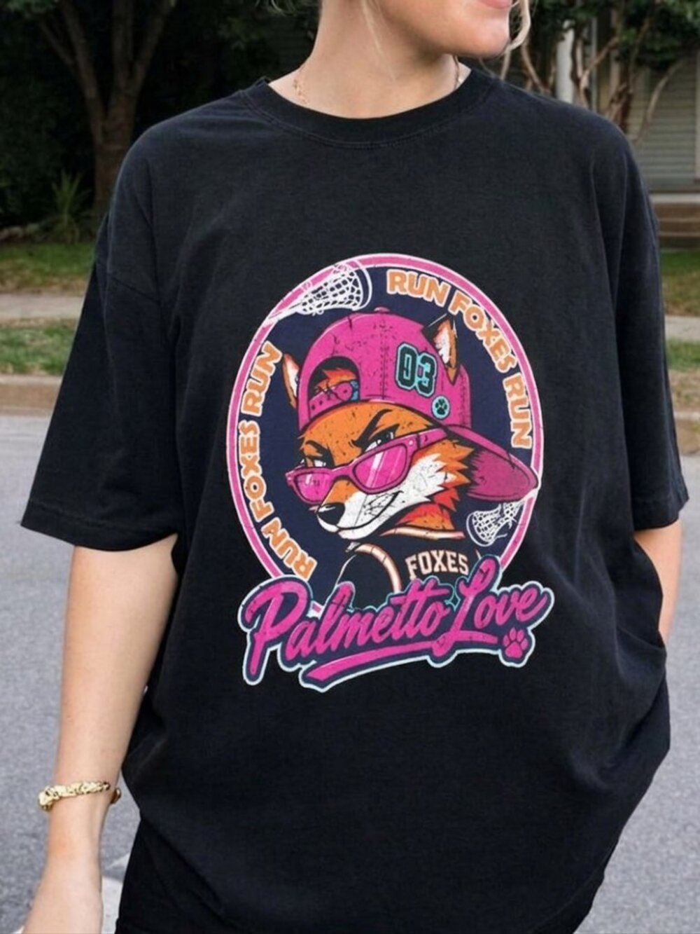 Vintage Fox Team Graphic Tee, Retro Sports Bookish Aesthetic Shirt